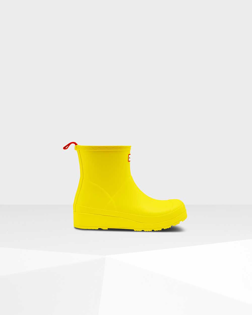 Botas De Agua Mujer - Hunter Original Play Short Mid-Calf Amarillo - YCDMEH-670 - Amarillo